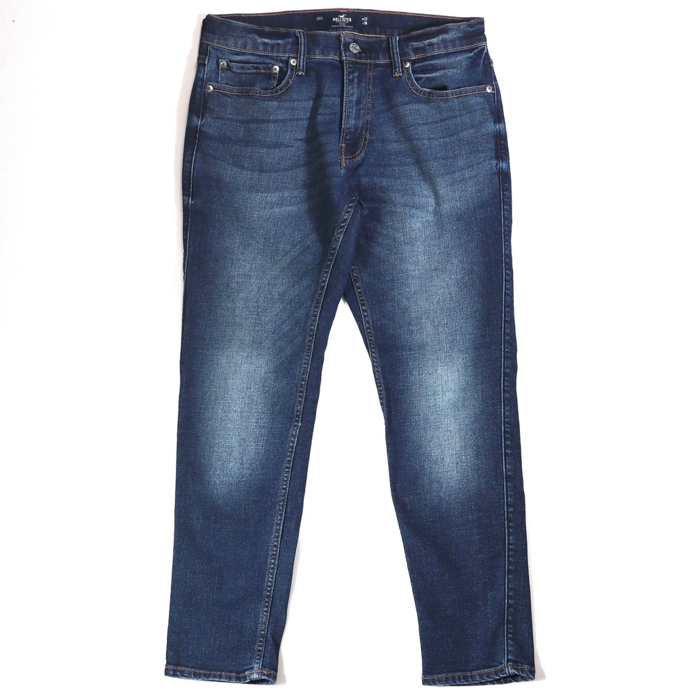 Hollister‎ Skinny Jeans Mens 32 Blue Advanced Stretch Casual Everyday Denim